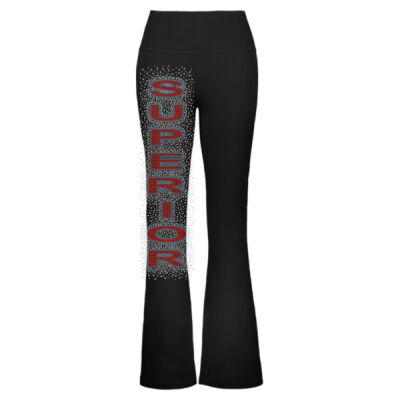 Vertical Red Superior with Blue Outline and AB Scatter - Ladies Eco Revive™ City Flex Pants Thumbnail