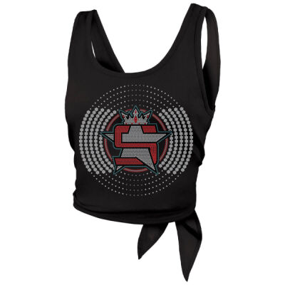 Superior Circles - Crop Tie-Back Tank Thumbnail