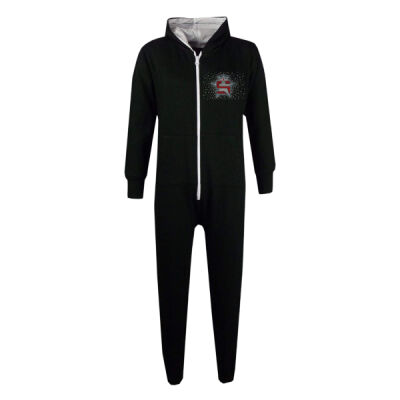 Superior Logo Crystal Scatter - Youth Solid One Piece Full-Length Hooded Onesie Thumbnail
