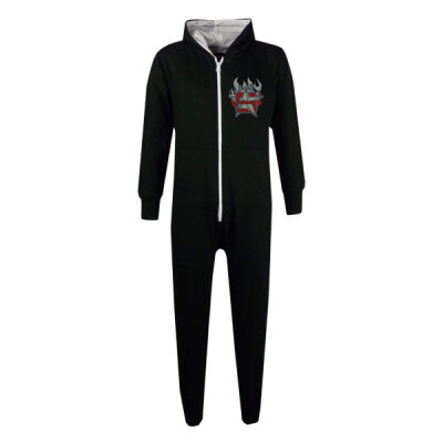 Superior Flame Logo - Youth Solid One Piece Full-Length Hooded Onesie Thumbnail