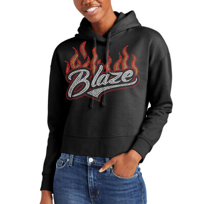 Blaze with Superior Sleeve - Women's V.I.T. Fleece Hoodie Thumbnail