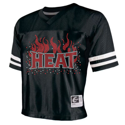 Heat - Cropped Dazzle Football Jersey Thumbnail