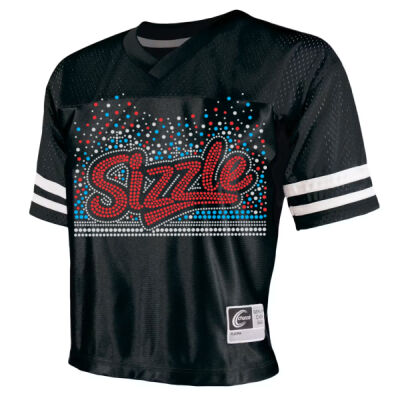 Sizzle - Cropped Dazzle Football Jersey Thumbnail