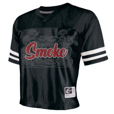 Smoke - Cropped Dazzle Football Jersey Thumbnail