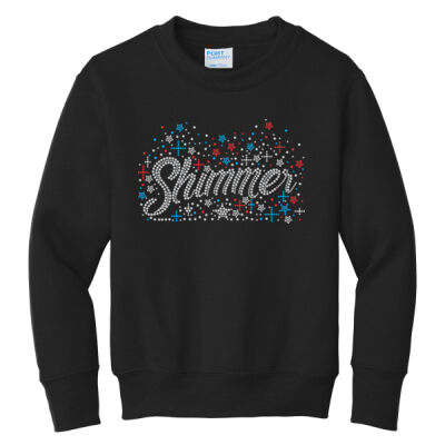 Shimmer with Superior Sleeve - Youth Core Fleece Crewneck Sweatshirt Thumbnail