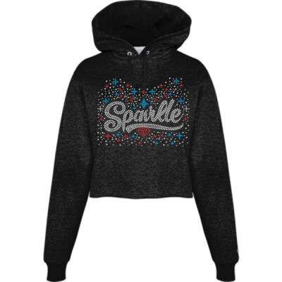 Sparkle with Superior Sleeve - Powerblend® Fleece Cropped Hoodie Thumbnail
