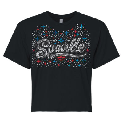 Sparkle - Girls Crop Top Thumbnail