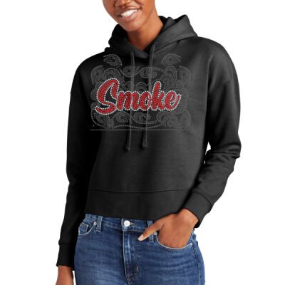 Smoke with Superior Sleeve - Women's V.I.T. Fleece Hoodie Thumbnail