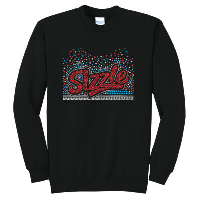 Sizzle with Superior Sleeve - Core Fleece Crewneck Sweatshirt Thumbnail