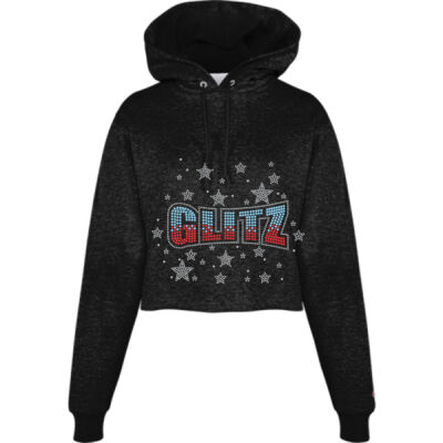 Glitz with Superior Sleeve - Powerblend® Fleece Cropped Hoodie Thumbnail