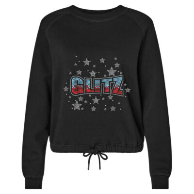 Glitz - Women's Relaxed 3-End Boxy Fleece Crewneck Sweatshirt Thumbnail