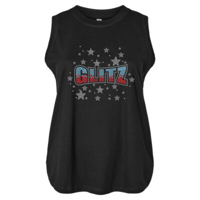 Glitz - Women's Curvy Relaxed Fine Jersey Tank Thumbnail