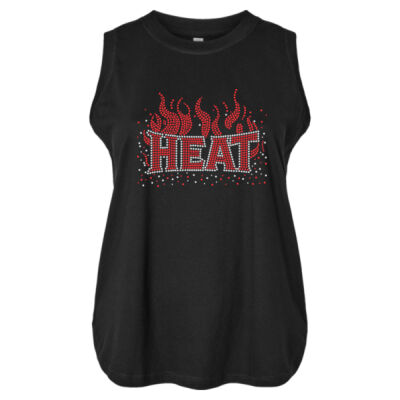 Heat - Women's Curvy Relaxed Fine Jersey Tank Thumbnail