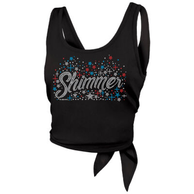 Shimmer - Crop Tie-Back Tank Thumbnail