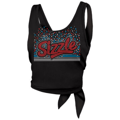 Sizzle  - Crop Tie-Back Tank Thumbnail