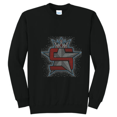 Superior Logo with AB Scatter - Core Fleece Crewneck Sweatshirt Thumbnail