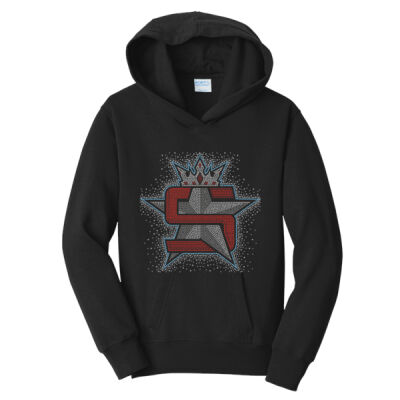 Hoodie with Superior Logo, Superior Cheer Sleeves, and Scatter Hood (AB Scatter) Thumbnail