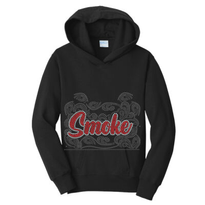 Smoke with Superior Sleeve - Youth Fan Favorite Fleece Pullover Hooded Sweatshirt Thumbnail