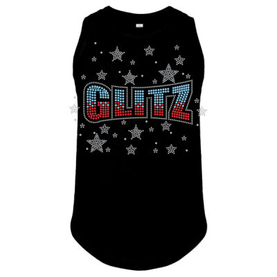 Glitz - Girls' Relaxed Fine Jersey Tank Thumbnail