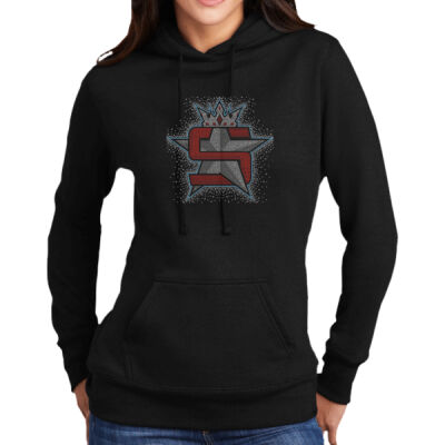 Superior Logo with AB Scatter - Women's Core Fleece Pullover Hooded Sweatshirt Thumbnail
