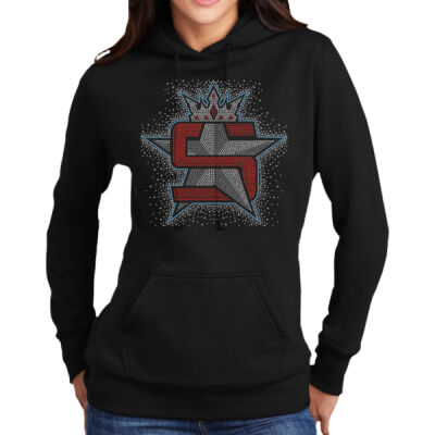 Superior Logo with AB Scatter - Women's Core Fleece Pullover Hooded Sweatshirt Thumbnail