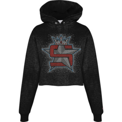 Superior Logo with AB Scatter - Powerblend® Fleece Cropped Hoodie Thumbnail