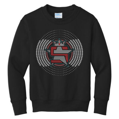 Superior Circles - Youth Core Fleece Crewneck Sweatshirt Thumbnail