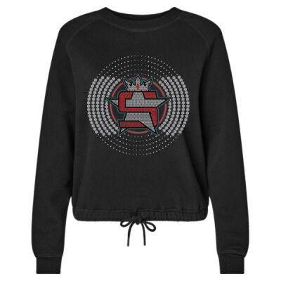 Superior Circles - Women's Relaxed 3-End Boxy Fleece Crewneck Sweatshirt Thumbnail