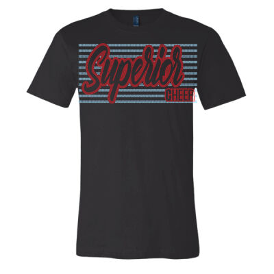 Superior Cheer Stripes - Jersey Tee Thumbnail