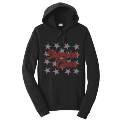 Superior Cheer with Stars - Fan Favorite Fleece Pullover Hooded Sweatshirt Thumbnail