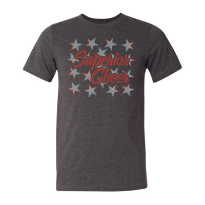 Superior Cheer with Stars - CVC Jersey Tee Thumbnail