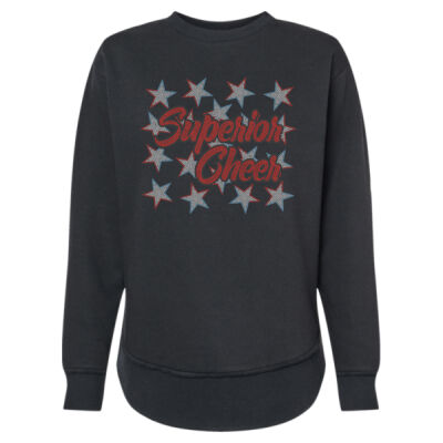 Superior Cheer with Stars - Women's Weekend Fleece Crewneck Sweatshirt Thumbnail