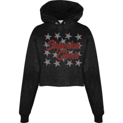 Superior Cheer with Stars - Powerblend® Fleece Cropped Hoodie Thumbnail