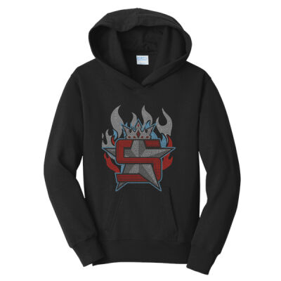 Superior Logo with Flames - Youth Fan Favorite Fleece Pullover Hooded Sweatshirt Thumbnail