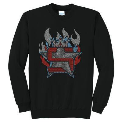 Superior Logo with Flames - Core Fleece Crewneck Sweatshirt Thumbnail