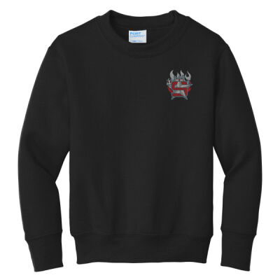 Superior Flames - Youth Core Fleece Crewneck Sweatshirt Thumbnail