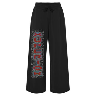 Vertical Superior with AB Scatter - Women's French Terry Wide Leg Pants Thumbnail