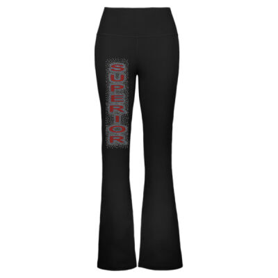 Vertical Red Superior with Blue Outline and AB Scatter - Girls Eco Revive™ City Flex Pants Thumbnail